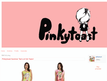 Tablet Screenshot of pinkytoast.typepad.com