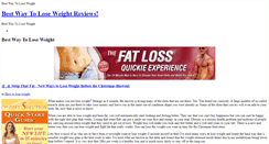 Desktop Screenshot of bestwaytoloseweight.typepad.com