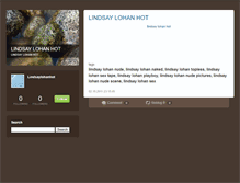 Tablet Screenshot of lindsaylohanhot.typepad.com