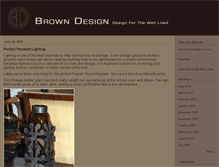 Tablet Screenshot of browndesigninc.typepad.com