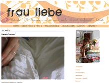 Tablet Screenshot of frauliebe.typepad.com
