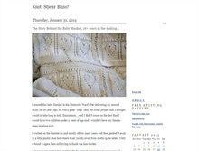 Tablet Screenshot of knitshearbliss.typepad.com