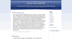 Desktop Screenshot of pastorfbchallsville.typepad.com