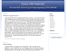 Tablet Screenshot of pastorfbchallsville.typepad.com