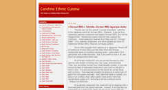 Desktop Screenshot of carolinaethniccuisine.typepad.com