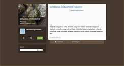 Desktop Screenshot of mirandacosgrovenaked.typepad.com
