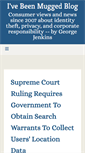 Mobile Screenshot of ivebeenmugged.typepad.com