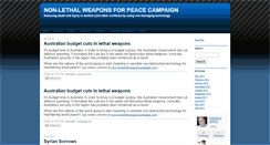 Desktop Screenshot of nonlethalweaponscampaign.typepad.com