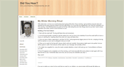 Desktop Screenshot of didyouhear.typepad.com