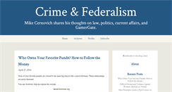 Desktop Screenshot of federalism.typepad.com