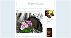 Desktop Screenshot of firstcomeflowers.typepad.com