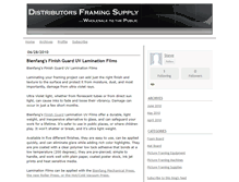 Tablet Screenshot of distributorsframingsupply.typepad.com