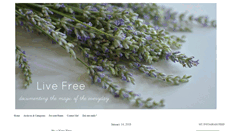 Desktop Screenshot of livefree.typepad.com