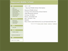 Tablet Screenshot of maywoodmiddleschool.typepad.com