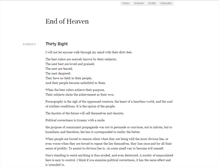 Tablet Screenshot of endofheaven.typepad.com