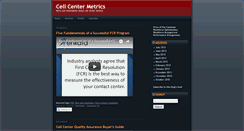 Desktop Screenshot of callcentermetrics.typepad.com