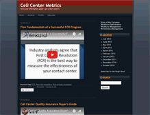 Tablet Screenshot of callcentermetrics.typepad.com
