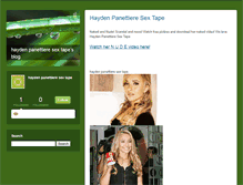 Tablet Screenshot of haydenpanettieresextapemunching.typepad.com