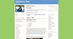 Desktop Screenshot of milkfactory.typepad.com