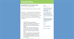 Desktop Screenshot of braesdemblog.typepad.com