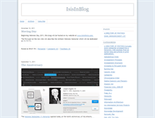 Tablet Screenshot of isisinblog.typepad.com