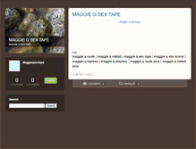 Tablet Screenshot of maggieqsextape.typepad.com