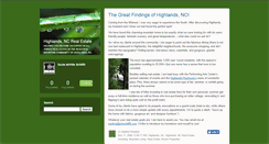 Desktop Screenshot of highlandsncrealestate.typepad.com