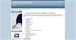 Desktop Screenshot of neckpainsupport.typepad.com
