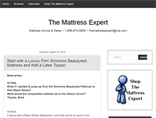 Tablet Screenshot of mattressexpert.typepad.com