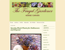 Tablet Screenshot of frugal-gardener.typepad.com