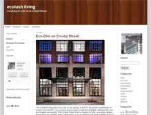 Tablet Screenshot of ecolushliving.typepad.com