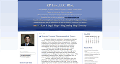 Desktop Screenshot of kplawonline.typepad.com