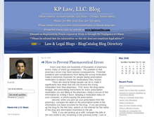 Tablet Screenshot of kplawonline.typepad.com