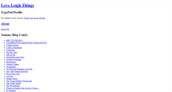 Desktop Screenshot of loveleighthings.typepad.com