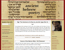 Tablet Screenshot of ancienthebrewpoetry.typepad.com