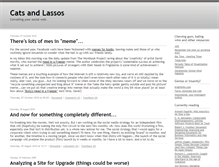 Tablet Screenshot of catsandlassos.typepad.com