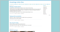 Desktop Screenshot of greetingslittleone.typepad.com