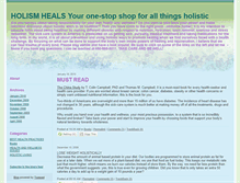 Tablet Screenshot of holismheals.typepad.com