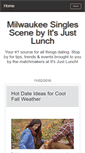Mobile Screenshot of itsjustlunchmnblog.typepad.com