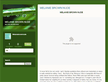Tablet Screenshot of melaniebrownnude.typepad.com