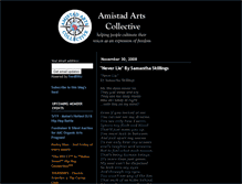 Tablet Screenshot of amistadartscollective.typepad.com