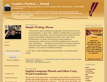 Tablet Screenshot of cassiesperfectwordblog.typepad.com
