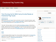 Tablet Screenshot of checkeredflagtoyota.typepad.com