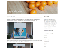 Tablet Screenshot of goodness.typepad.com