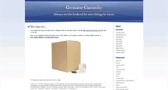 Desktop Screenshot of genuinecuriosity.typepad.com