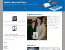 Tablet Screenshot of godfreylibrary.typepad.com