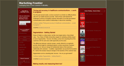 Desktop Screenshot of marketingfrontier.typepad.com