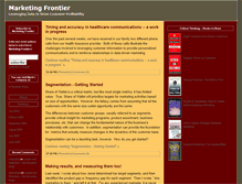 Tablet Screenshot of marketingfrontier.typepad.com