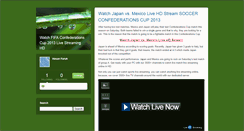 Desktop Screenshot of fifaconfederationscup2013livestream.typepad.com