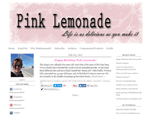 Tablet Screenshot of pinklemonade.typepad.com